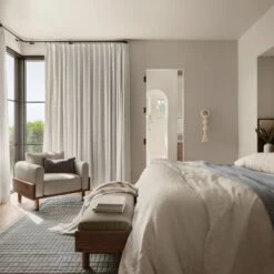 Stonewashed Linen Duvet Cover -US Home Sales 2024 Stonewashed Linen Duvet Ivory 5