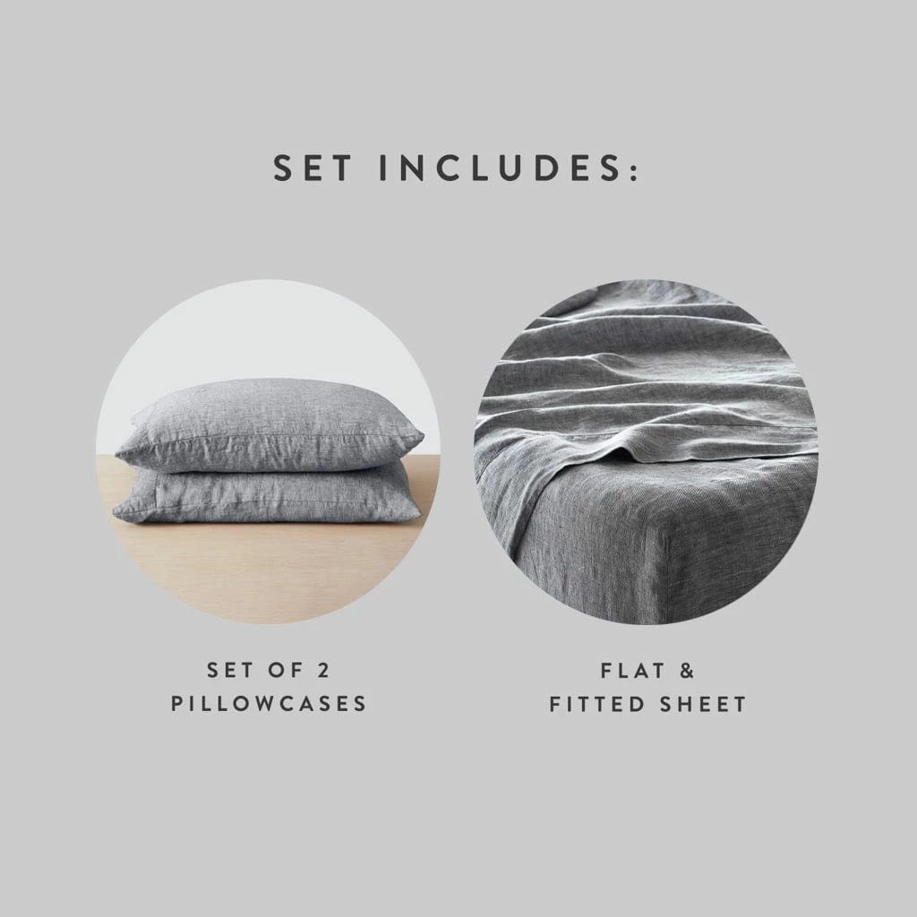 Stonewashed Linen Sheet Set 19 Stonewashed Linen Sheet Set - Image 17