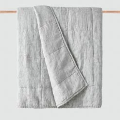 Stonewashed Linen Quilt -US Home Sales 2024 Stonewashed Linen Twin Quilt Graphite Stripe 1 d4e22703 32b7 4544 aa25 d6fe5d7ae7ce