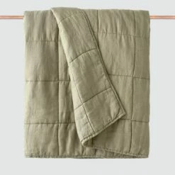 Stonewashed Linen Quilt -US Home Sales 2024 Stonewashed Linen Twin Quilt Sage 1 f2cc6a14 19ee 4f6c 902c 8106ddd88cf6