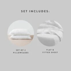 Stonewashed Linen Sheet Set 36 Stonewashed Linen Sheet Set -US Home Sales 2024 TheCitizenry PortugalBeddingBundles LinenSheetSet White 7c6b7657 090a 4043 9585 7037aa7e83cd