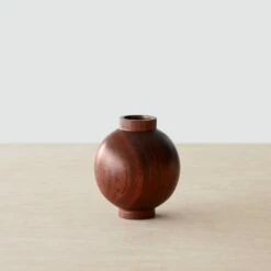 Tikal Wood Bud Vase -US Home Sales 2024 Tikal Wood Bud Vase 2