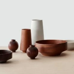 Tikal Wood Bud Vase -US Home Sales 2024 Tikal Wood Bud Vase 4