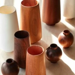 Tikal Wood Bud Vase -US Home Sales 2024 Tikal Wood Bud Vase 5