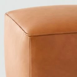Torres Square Leather Ottoman - Medium & Large -US Home Sales 2024 Torres Square Ottoman Natural Medium 5