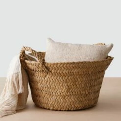 Totora Floor Basket 34 Totora Floor Basket -US Home Sales 2024 Totora Floor Basket Large 2