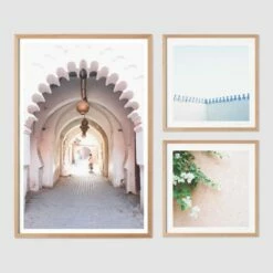 Travelogue .02 - Set Of 3 -US Home Sales 2024 Travelogue 02 Gallery Sets Fine Art Prints 3 Wood