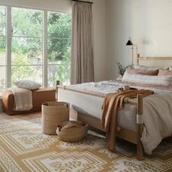 Vihan Handwoven Area Rug -US Home Sales 2024 Vihan Area Rug Mustard 6